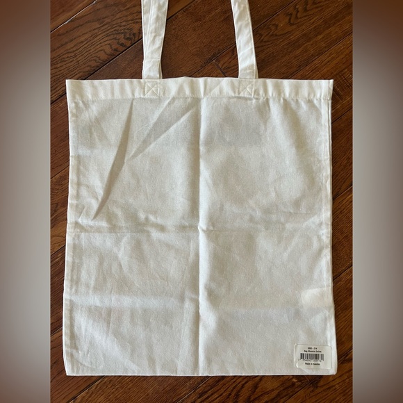 Moomin Bag 100% Cotton Tote Shopper White Multicolor - Picture 6 of 13